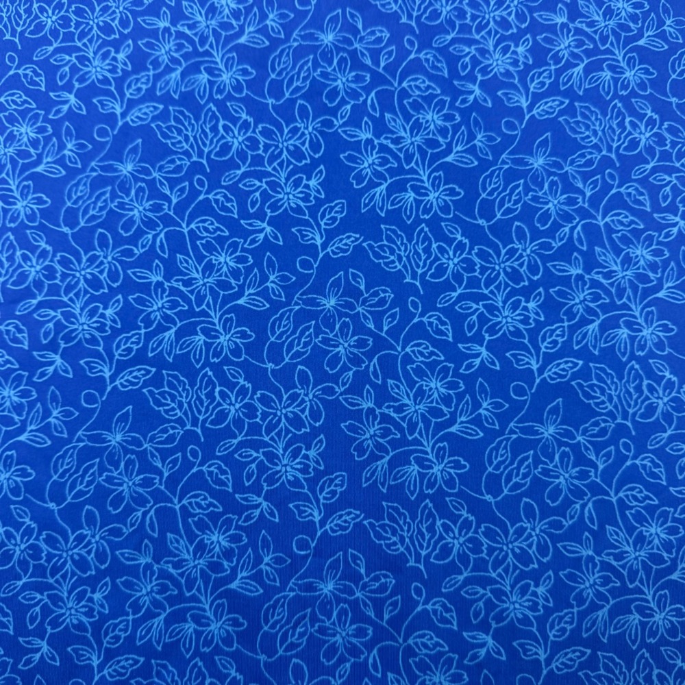 G/FORE Polo Shirt Mens XL Blue Floral Print Performance Golf Short Sleeve - Picture 9 of 9